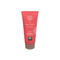 HOT - Shiatsu - Massasje og Glidemiddel - Jordbær